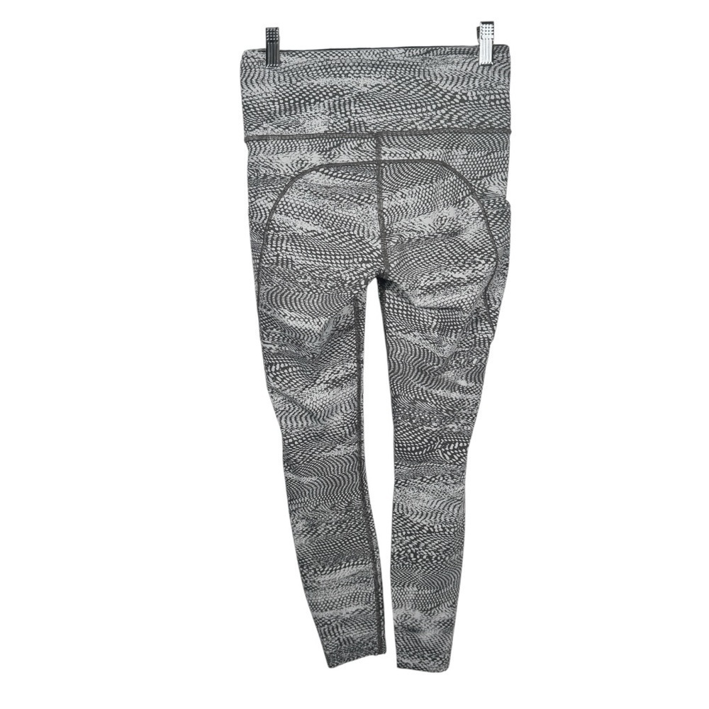 Lululemon Fast & Free 7/8 Tight II *Nulux 25", Swerve Vapor Metal Grey, Size 6 - Picture 11 of 13